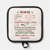 Pecan Pie Recipe Topflappen (Vorderseite)