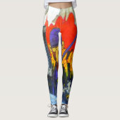 Pecan Pie Street Art Revolution Leggings (Vorderseite)
