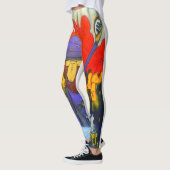 Pecan Pie Street Art Revolution  Leggings (Links)