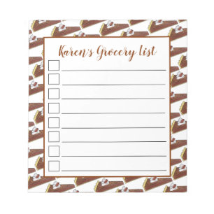 Pecan Pie Tart Southern Food Dessert Sweet as Pie Notizblock