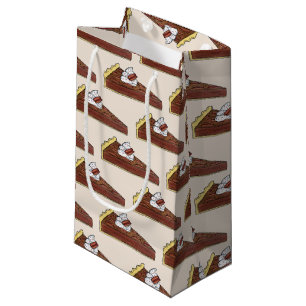 Pecan Pie Tart Southern Food Slice Dessert Feinsch Kleine Geschenktüte