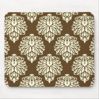 Pecan Southern Hütte Damask Mousepad