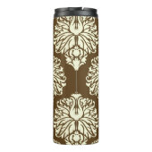 Pecan Southern Hütte Damask Thermosbecher (Rückseite)