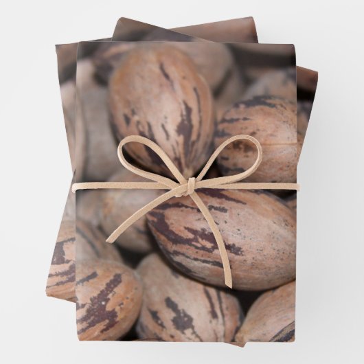 Pecan Wrapping Paper Geschenkpapier Set (Beispiel)