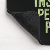 Pecannuss-Pie einfügen Lustiger Thanksgiving-Pfeil Mousepad (Ecke)