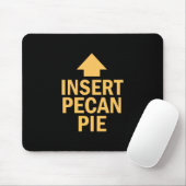Pecannusskuchen einfügen Lustiger Erntedank-Tag Ze Mousepad (Mit Mouse)