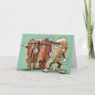 Pecans Card Karte