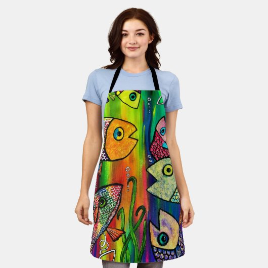 Peces de pecera Apron Schürze (Getragen)