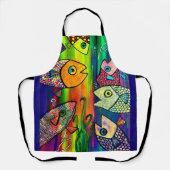 Peces de Pecera Schürze (Vorderseite)