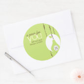 Pech für das Adressetikett Runder Aufkleber (Umschlag)