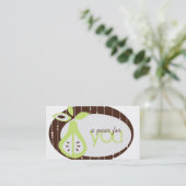 Pech für Ihre Visitenkarten Visitenkarte (Stehend Vorderseite)