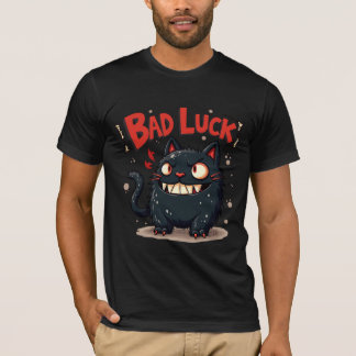 Pech-Schimpfkatze-T-Shirt T-Shirt