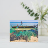 Pêcheurs Vezo Postkarte (Stehend Vorderseite)