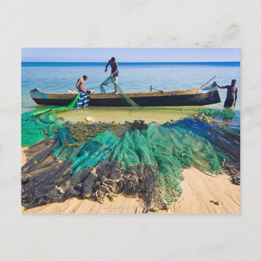 Pêcheurs Vezo Postkarte (Vorderseite)