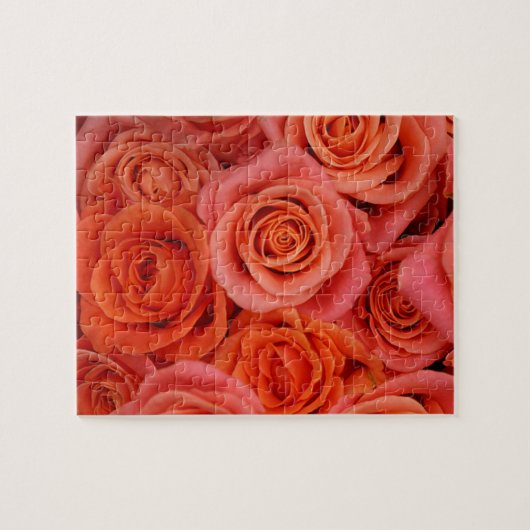 Pechorange-Tee-Rose Puzzle (Horizontal)