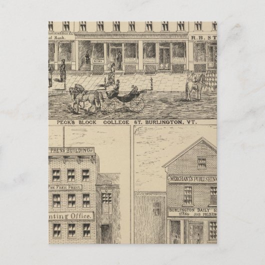 Peck-Block Postkarte (Vorderseite)