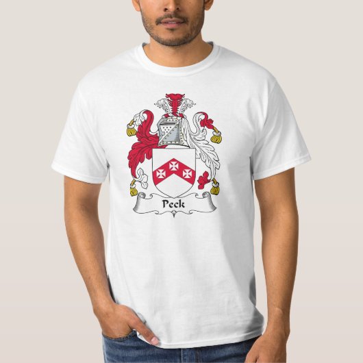 Peck-Familienwappen T-Shirt (Vorderseite)