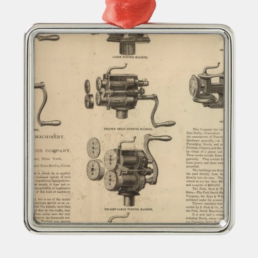 Peck, Laderaum und Wilcox Company Ornament Aus Metall (Vorne)