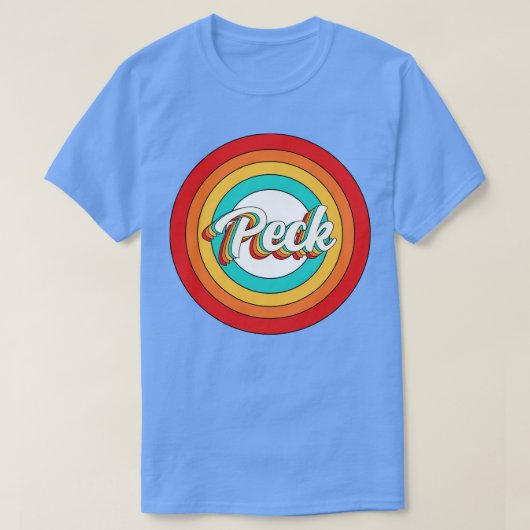 Peck Name Shirt Vintag Peck Circle (Design vorne)
