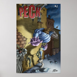 Peck-Plakat (neue Abdeckungs-Frage #1) Poster