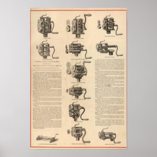 Peck, Stow und Wilcox Company Poster (Vorne)