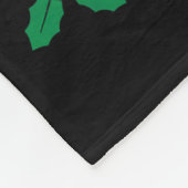 Peck The Halls Chicken Christmas Lights Snowflakes Fleecedecke (Ecke)