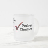 Pecker-Schachbrett Mattglastasse (VorderseiteRechts)