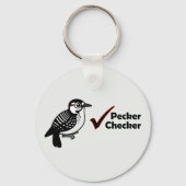 Pecker Schachbrett Schlüsselanhänger (Vorderseite)