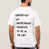 Peckers T-Shirt (Rückseite)