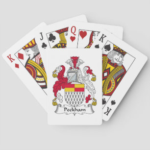 Peckham Familienwappen Spielkarten