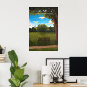 Peckham Rye Park London Reiseplakat Poster (Heimbüro)