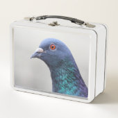 Peckish Taube Metall Brotdose (Vorderseite)