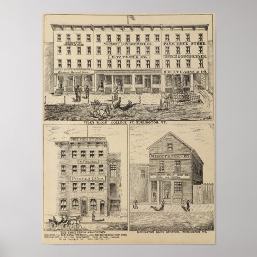 Peck's Block Poster (Vorne)