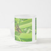 Peck's Skipper Butterfly Mattglastasse (Vorderseite Links)