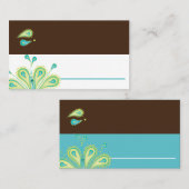 Pecock-Brauch Platzkarte (Vorne/Hinten)