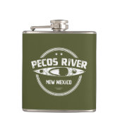 Pecos Fluss New Mexico Kajaking Flachmann (Vorderseite)