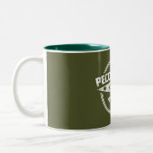 Pecos Fluss New Mexico Kajaking Zweifarbige Tasse (Links)