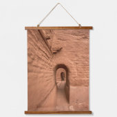 Pecos New Mexico Pueblo Ruins Wandteppich Mit Holzrahmen (Vorderseite)