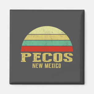 Pecos New Mexico Vintage Retro Sonnenuntergang _1 Magnet