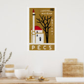 Pecs Church - Matchbox Print - Aesthetic Wall Art Poster (Küche)