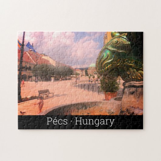 Pecs city - Ungarn Puzzle (Horizontal)