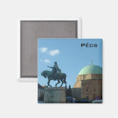 Pecs - Moschee Magnet (Vorderseite/Rückseite)
