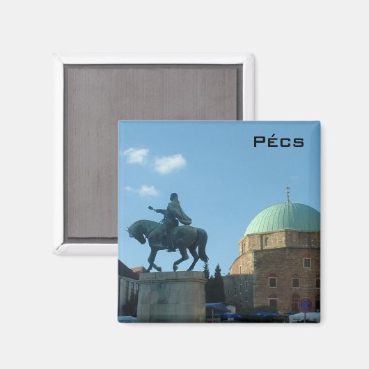 Pecs - Moschee Magnet (Vorderseite/Rückseite)
