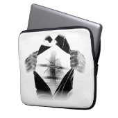 PectusAwareness Neopren-Laptop-Hülse Laptopschutzhülle (Vorderseite Links)
