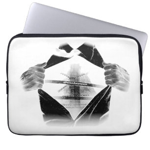 PectusAwareness Neopren-Laptop-Hülse Laptopschutzhülle