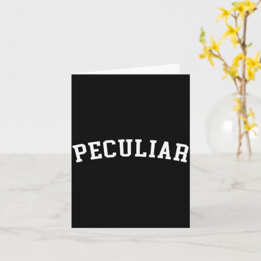 Peculiar karte (Gelbe Blume)