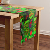 Pedaços coloridos, círculos e formas arredondadas. mittelgroßer tischläufer (Beispiel)