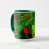 Pedaços de cores, círculos e formas arredondadas. tasse (Vorderseite Links)