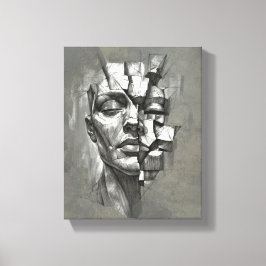 Pedaços Leinwanddruck