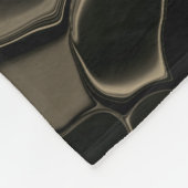 Pedaços marons, círculos e formas arredondadas. fleecedecke (Ecke)